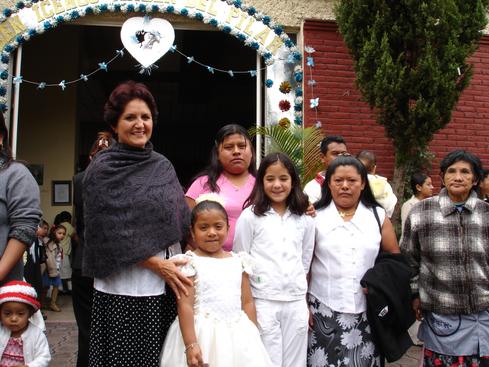 En la graduación