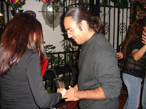 Cindy y yo bailando