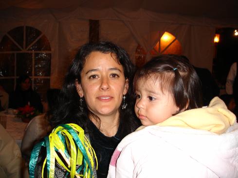 Déborah y su niña