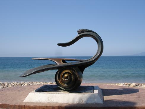 Escultura en el Malecón