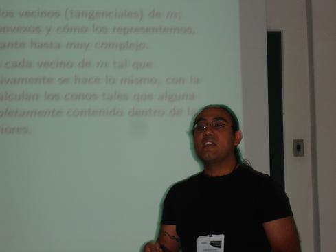 Yo exponiendo