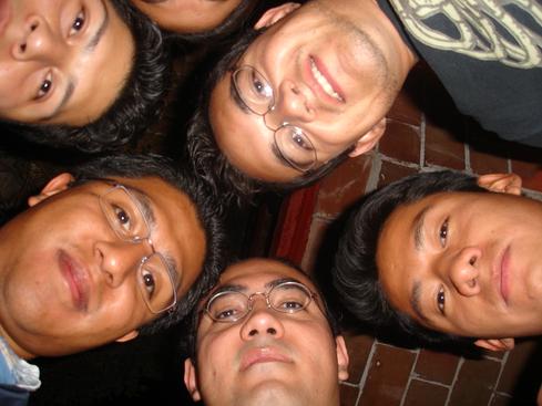 En la fiesta