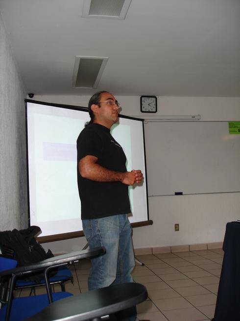 A punto de empezar la presentación