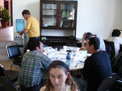 En el taller