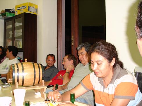 Marco, David, Oswin, Jorge y Adriana
