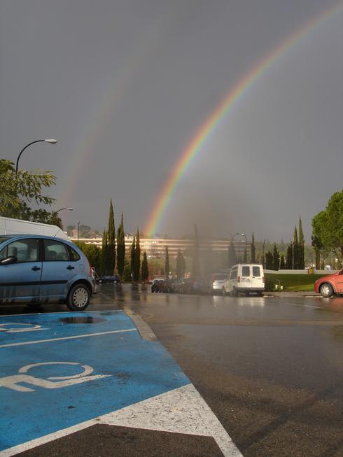 Arcoiris en la Vila Universitària