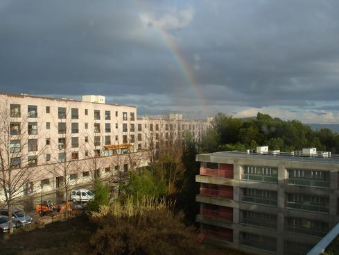 Arcoiris en la Vila Universitària