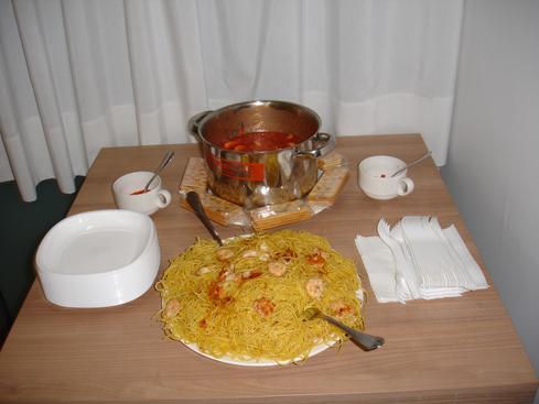 El coctel y el espagueti