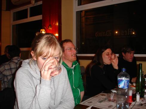Ana, Frederik, Birgit y Aaron