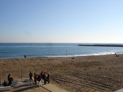 Playa en Barcelona