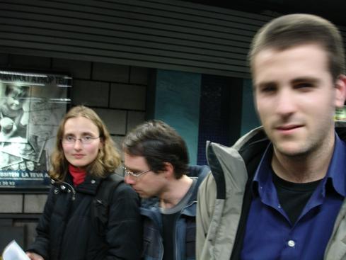 Eva, Axel y Bernardo