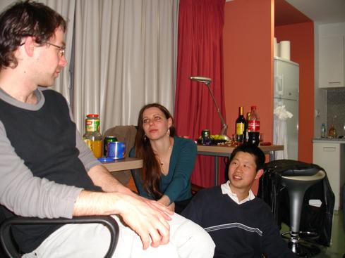 Axel, Birgit y Eddie