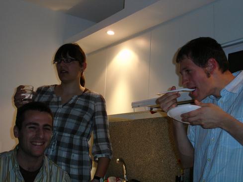 Bernardo, Daria y Matthias
