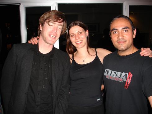 Aaron, Birgit y yo