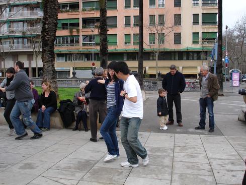 Eddie bailando swing