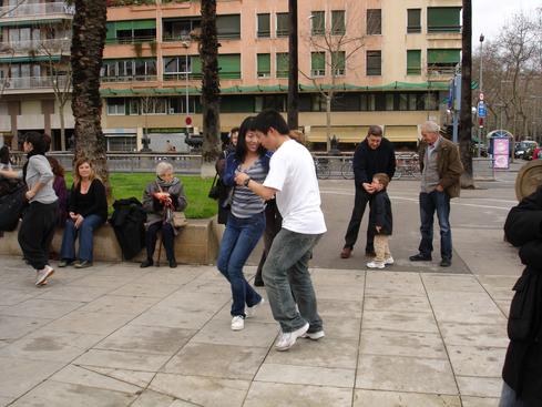 Eddie bailando swing