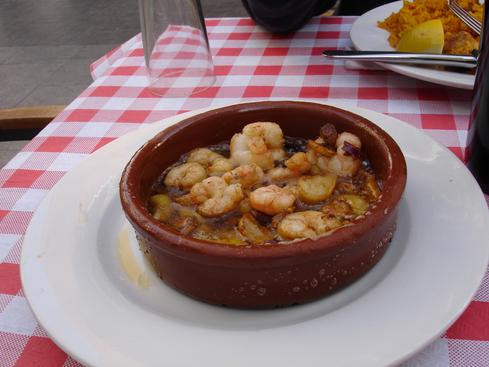 Gambas al ajillo