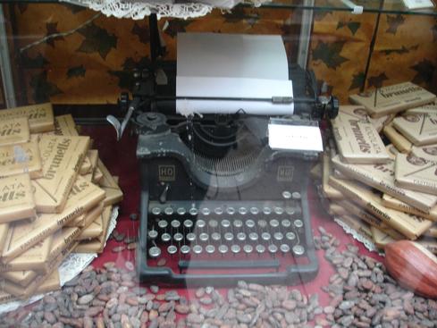Máquina de escribir antigua