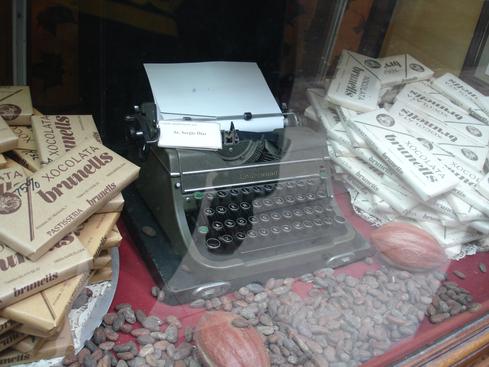 Máquina de escribir antigua