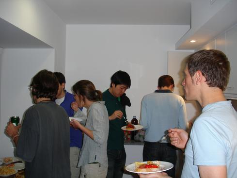 Arnau, María, Park, Vincent y Matthias