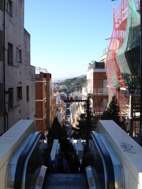 De bajada desde el Parc Güell