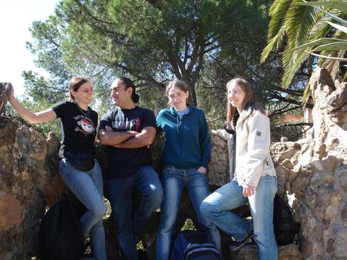 Birgit, yo, Silke e Ina