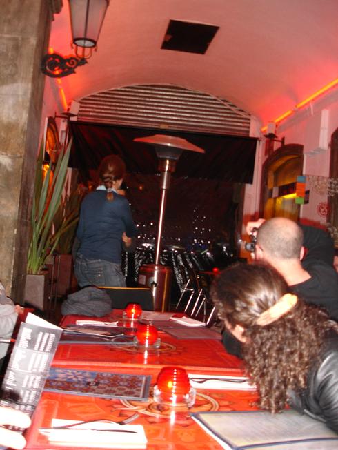 Eddie y Mareike bailando