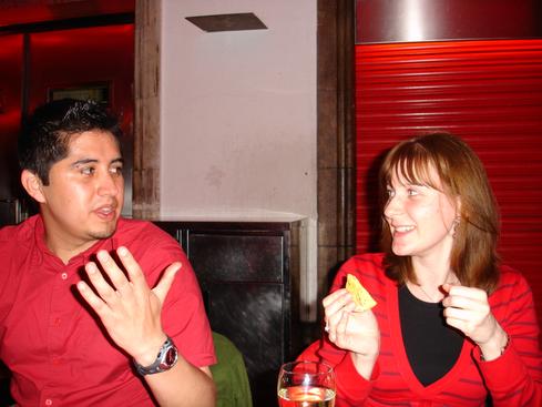 Víctor y su novia