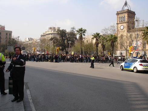 La manifestación