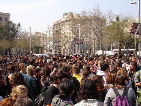 La manifestación