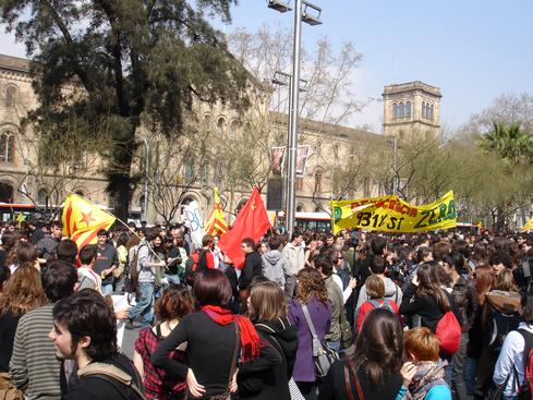 La manifestación