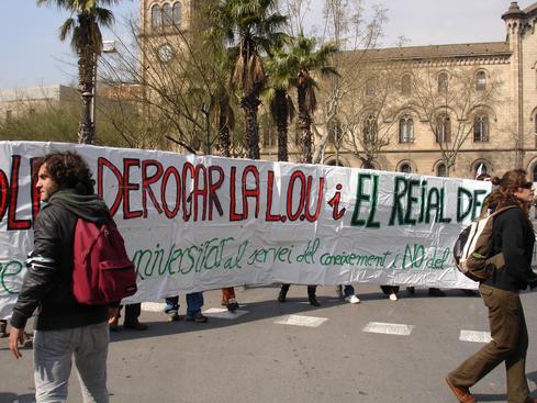 La manifestación