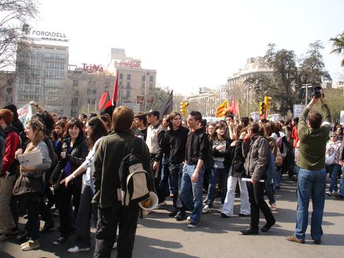 La manifestación