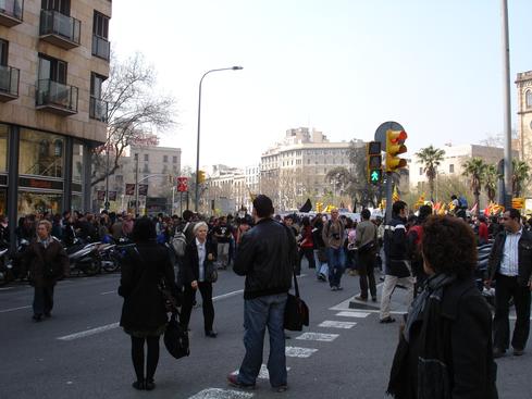 La manifestación