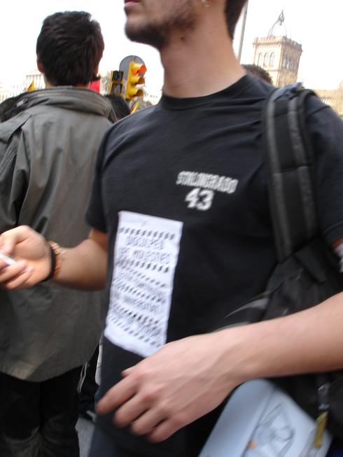 La manifestación
