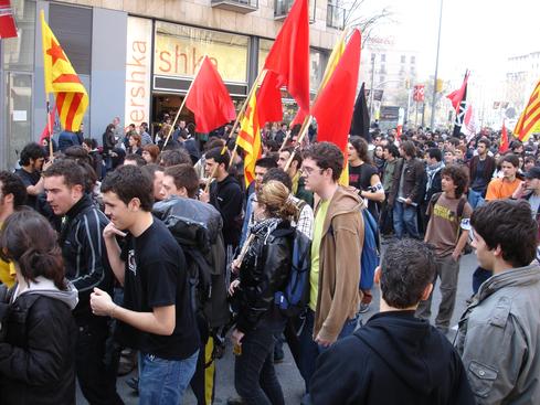 La manifestación