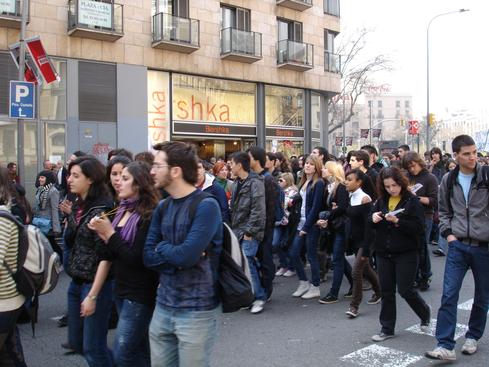 La manifestación
