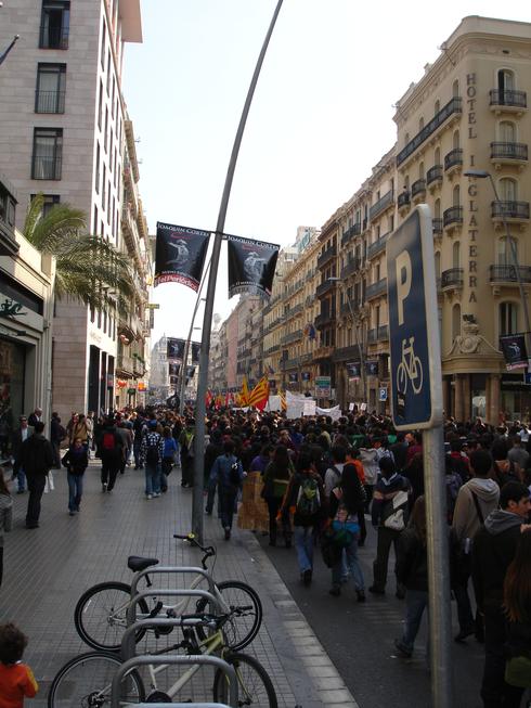 La manifestación