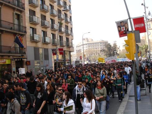 La manifestación