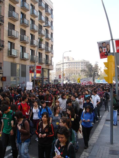 La manifestación