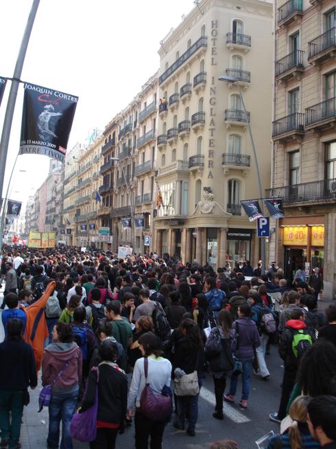 La manifestación