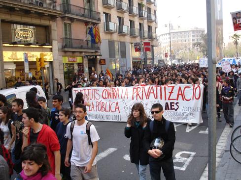 La manifestación