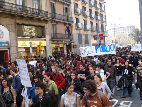 La manifestación