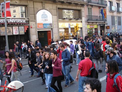 La manifestación