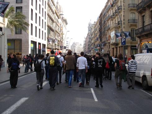 La manifestación