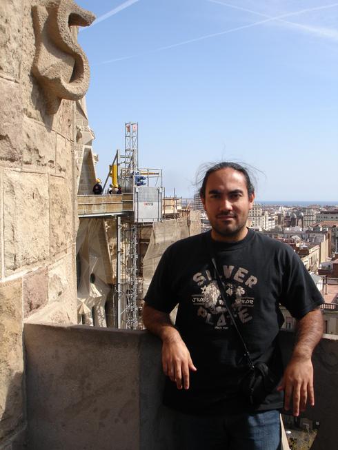 Yo en la Sagrada Família