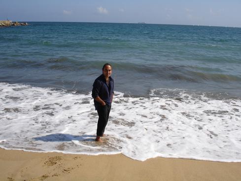 Yo en la playa