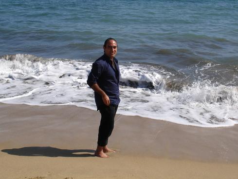 Yo en la playa