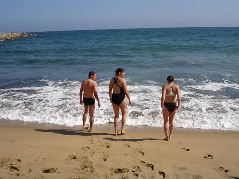 Matthias, Daria y Birgit