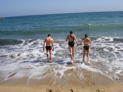 Matthias, Daria y Birgit